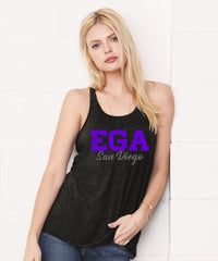 Ladie's Flowy Racerback Tank-EGA