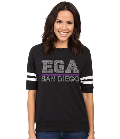 Women's Vintage French Terry Fifty Yardliner Sweatshirt-ega