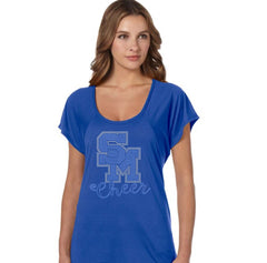 Women's Flowy Raglan Tee-sm