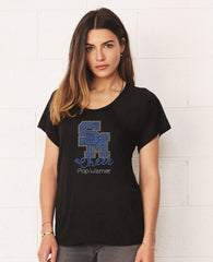 Women's Flowy Raglan Tee-sm