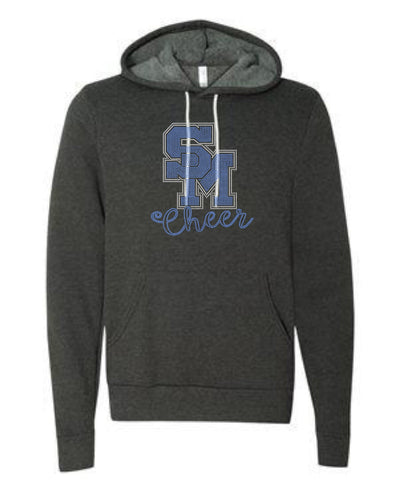 Unisex Poly/Cotton Hooded Pullover Sweatshirt-sm