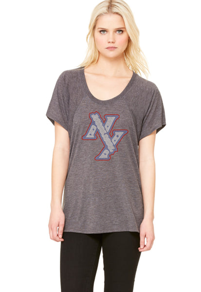 Women's Flowy Raglan Tee-rp