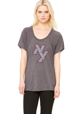 Women's Flowy Raglan Tee-rp
