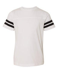 Youth Football V-Neck Fine Jersey Tee-cc