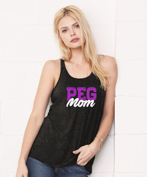 Ladie's Flowy Racerback Tank-Para