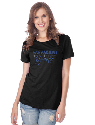 Women Slub Jersey Crew Neck Short Sleeve-para