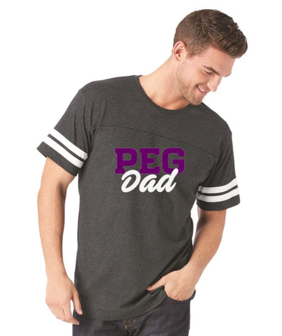 MENS Football Fine Jersey Tee-PEG