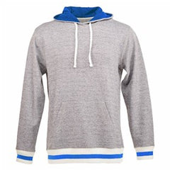Peppered Fleece Lapover Hooded Pullover- (Unisex)-Ega