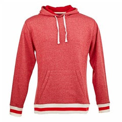 Peppered Fleece Lapover Hooded Pullover- (Unisex)-Ega