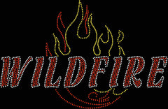Ladie's Flowy Racerback Tank-wildfire