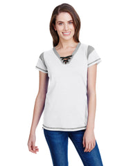 Ladies' Gameday Lace Up T-Shirt-knights
