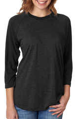 Unisex Triblend 3/4-Sleeve Raglan-smpw