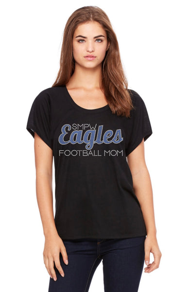Women's Flowy Raglan Tee-sm