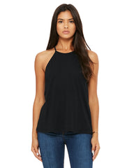 Ladies' Flowy High Neck Tank-EBB
