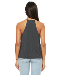 Ladies' Flowy High Neck Tank-EBB