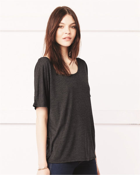 Ladies' Flowy Simple Tee-SET