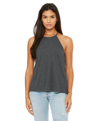 Ladies' Flowy High Neck Tank-EBB
