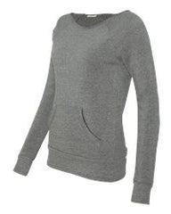 Ladies Maniac Eco-Fleece slouchy Sweatshirt-stealth