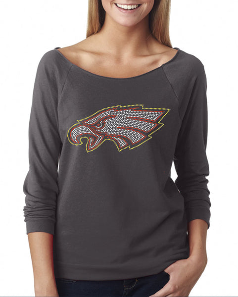 NL Ladies' French Terry 3/4-Sleeve Raglan-EBB