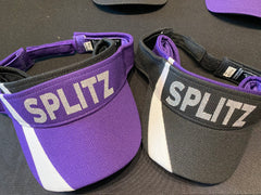 Athletic Mesh & Dazzle Stripe Visor-Splitz