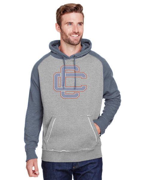 Adult Vintage Heather Pullover Hooded Sweatshirt-cc