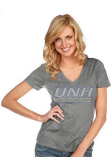 Women Relaxed Triblend V Neck Short Sleeve-UNH