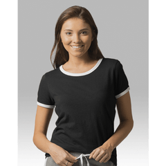 LADIES RINGER TEE-EBB