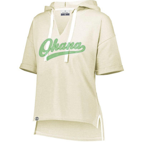 Ladies Sophomore Short Sleeve Hoodie-otsc