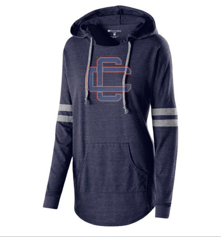 LADIES HOODED LOW KEY PULLOVER-cc