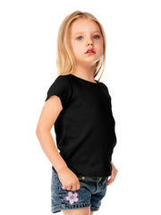 Girls 3-6x &  7-16 Baby Doll Tee-CIM