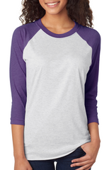 Unisex Triblend 3/4-Sleeve Raglan-rtas